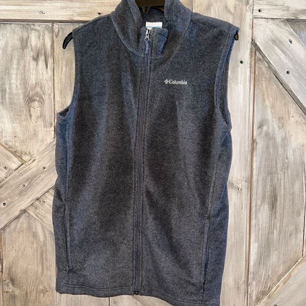 Columbia Grey Fleece Vest